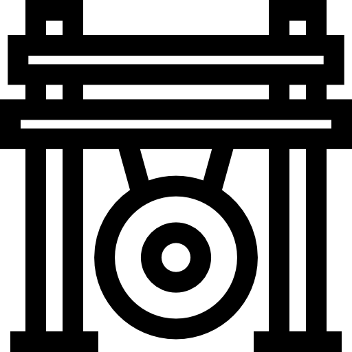 ゴング Basic Straight Lineal icon