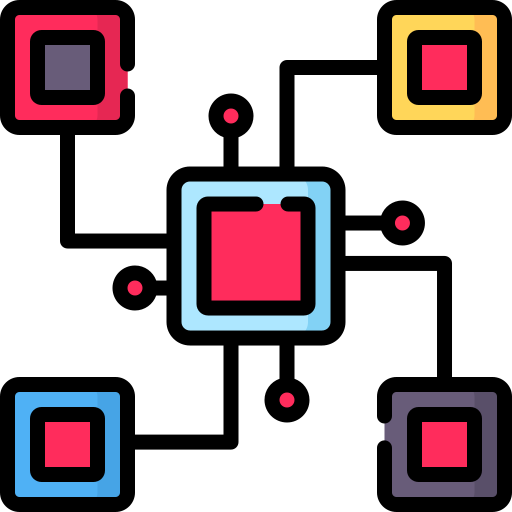 repartido Special Lineal color icono