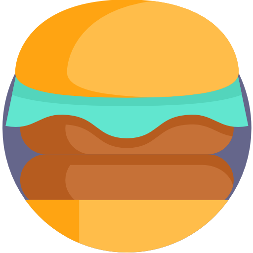 burger Detailed Flat Circular Flat icon