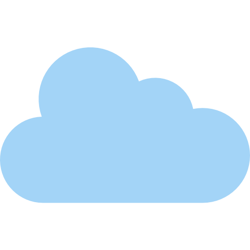 nube Iconixar Flat icono