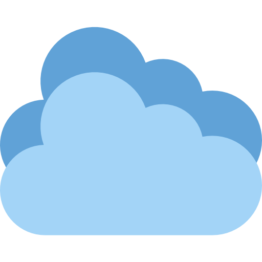 Cloudy Iconixar Flat icon
