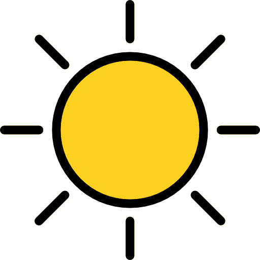太陽 Iconixar Lineal Color icon