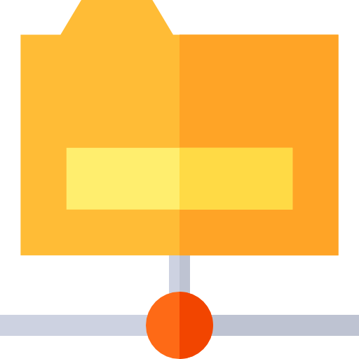 netzwerk Basic Straight Flat icon