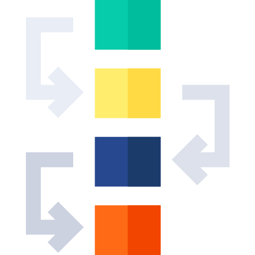 flusso di lavoro Basic Straight Flat icona