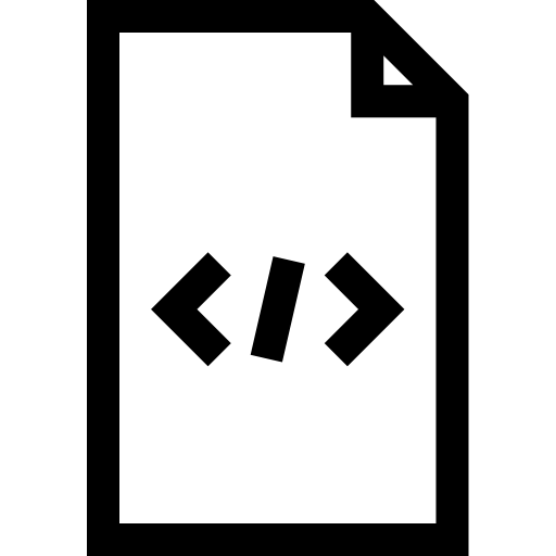 codice Basic Straight Lineal icona