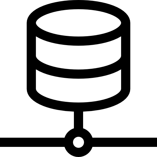 データ Basic Straight Lineal icon