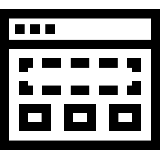 lay-out Basic Straight Lineal icoon