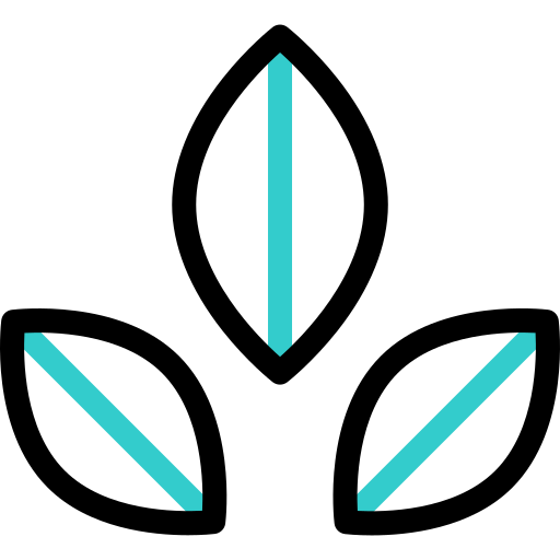 bladeren Basic Accent Outline icoon
