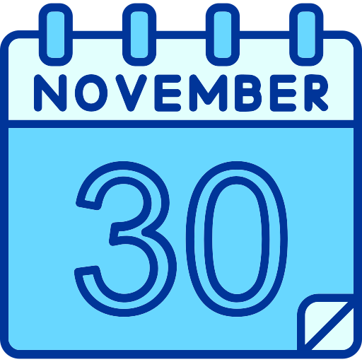 noviembre Generic color lineal-color icono