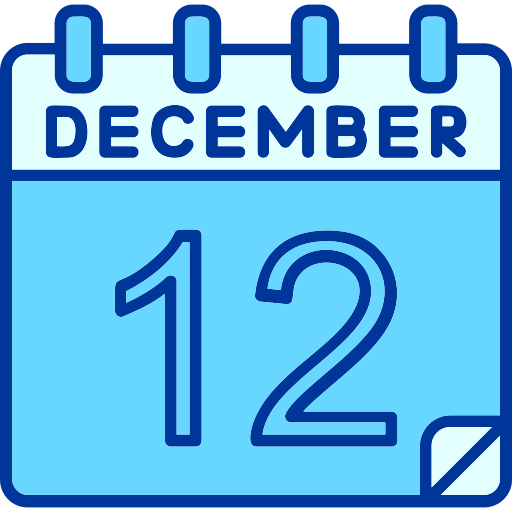 12月 Generic color lineal-color icon