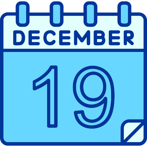 12월 Generic color lineal-color icon