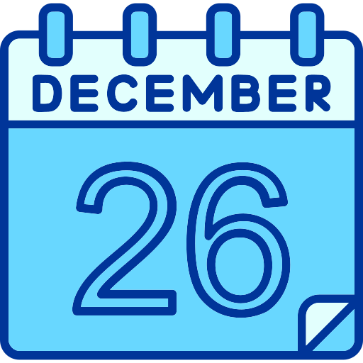 12월 Generic color lineal-color icon