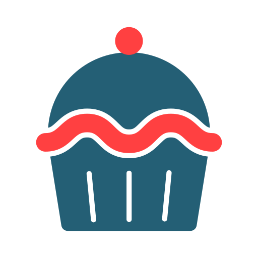 gebakje Generic color fill icoon