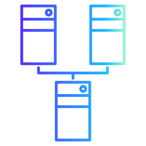 Сервер Generic gradient outline иконка