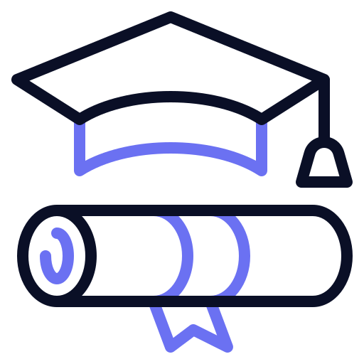 Graduation cap Generic color outline icon