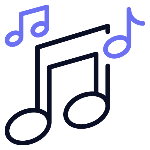 nota musical Generic color outline icono