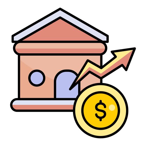 Invest house Generic color lineal-color icon