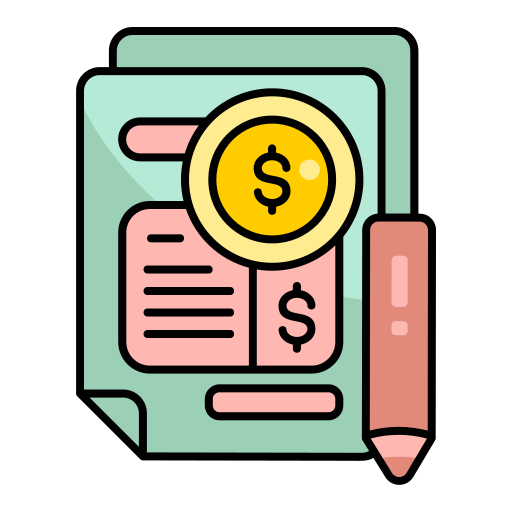 Financial statement Generic color lineal-color icon