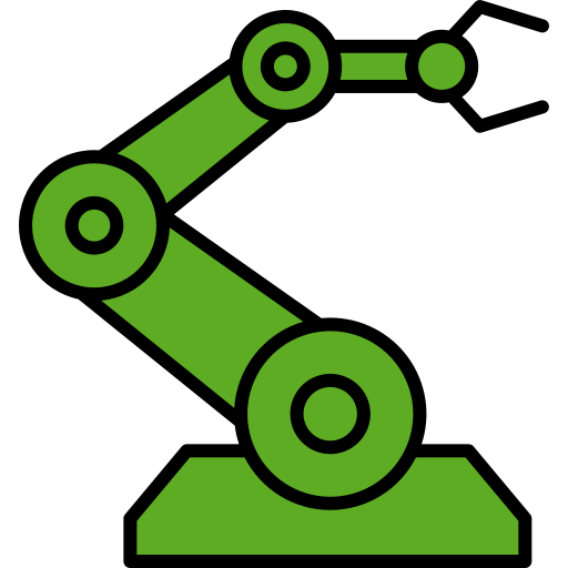 brazo robótico Generic color lineal-color icono