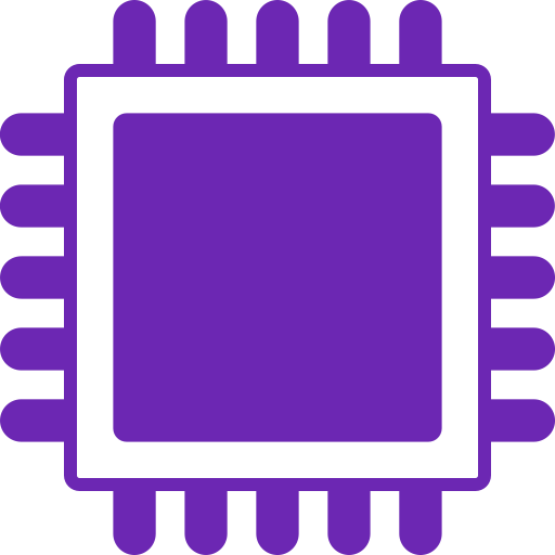 semiconduttore Generic color fill icona