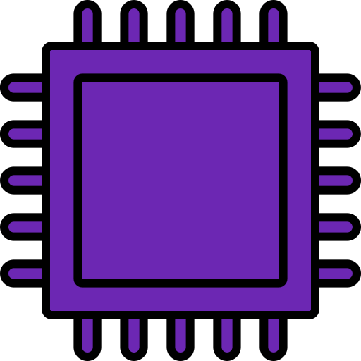 semiconductor Generic color lineal-color icono
