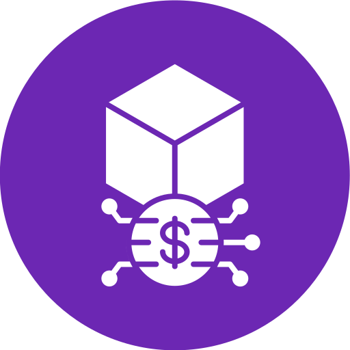 blockchain Generic color fill ikona