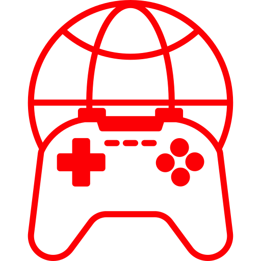 온라인 게임 Generic color fill icon