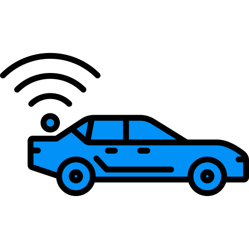 autonomiczny pojazd Generic color lineal-color ikona