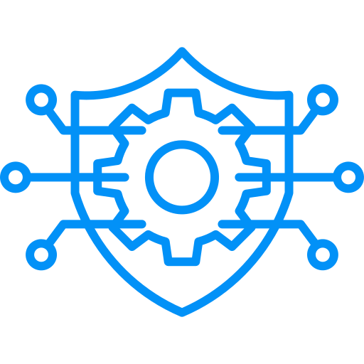 Cybersecurity Generic color outline icon