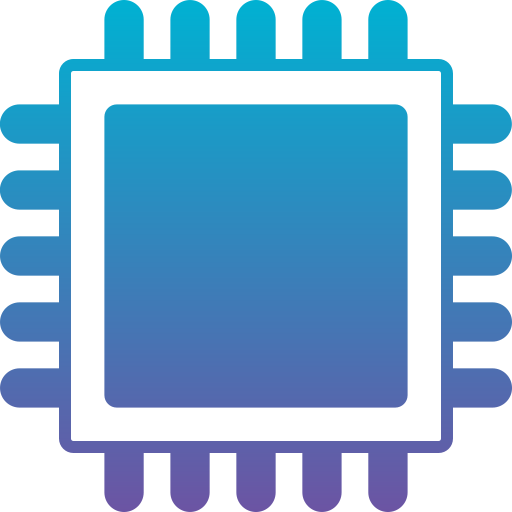 Semiconductor Generic gradient fill icon