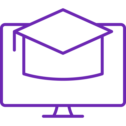 Online education Generic color outline icon