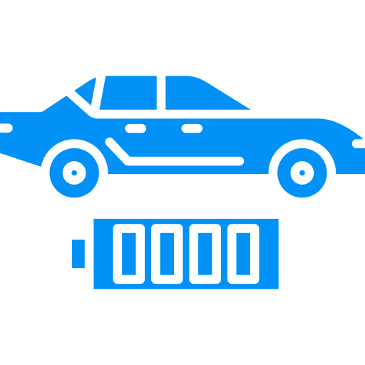 pojazd elektryczny Generic color fill ikona