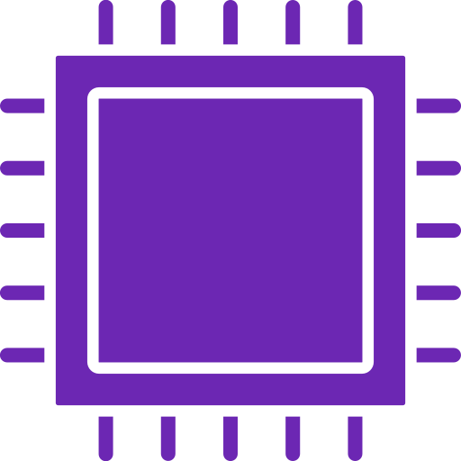 semiconduttore Generic color fill icona