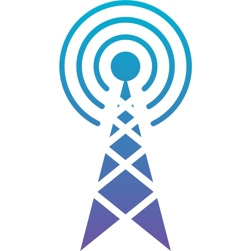 Telecommunications Generic gradient fill icon
