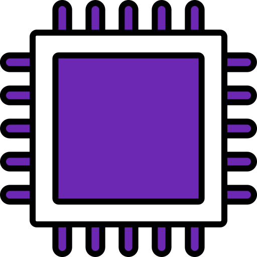 Semiconductor Generic color lineal-color icon
