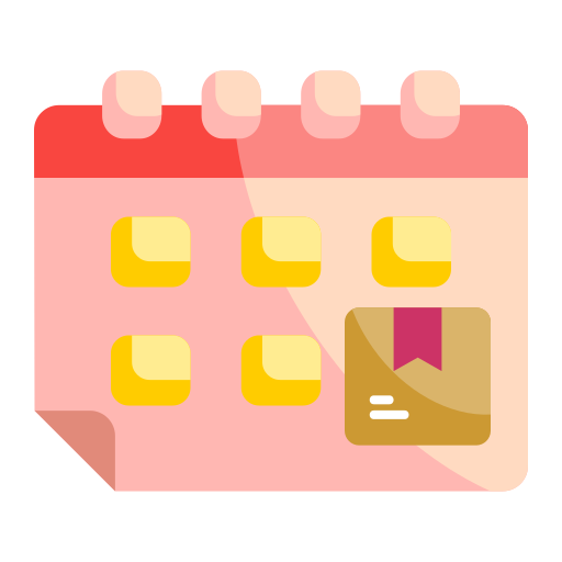Scheduling Generic color fill icon