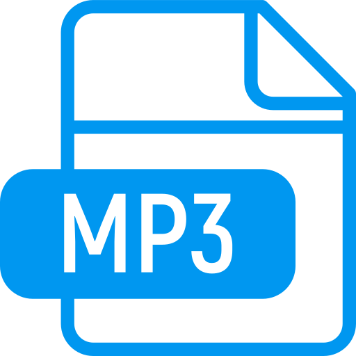 mp3 Generic color fill icona