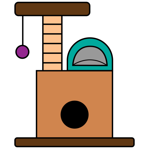 zabawka dla kota Generic color lineal-color ikona