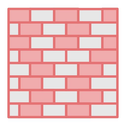 stenen muur Generic color lineal-color icoon
