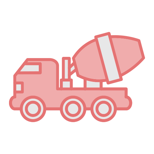 camión hormigonera Generic color lineal-color icono