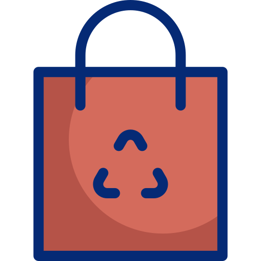Paper bag Basic Accent Lineal Color icon