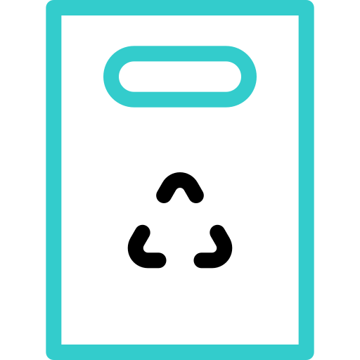 papierowa torba Basic Accent Outline ikona