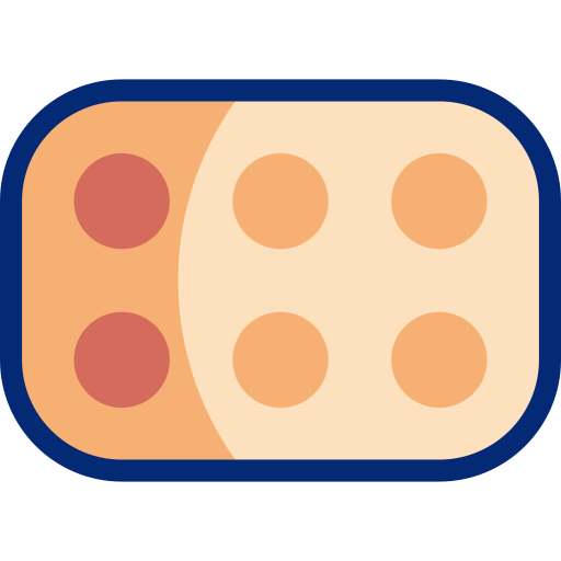 paquete de seis Basic Accent Lineal Color icono