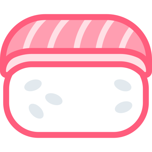 寿司 Detailed color Lineal color icon