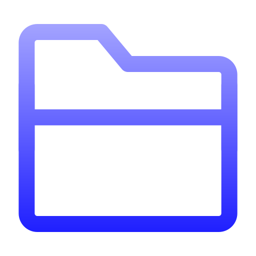 ordner Generic gradient outline icon