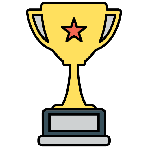 Trophy Generic color lineal-color icon