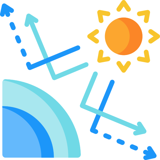 zon bescherming Special Flat icoon