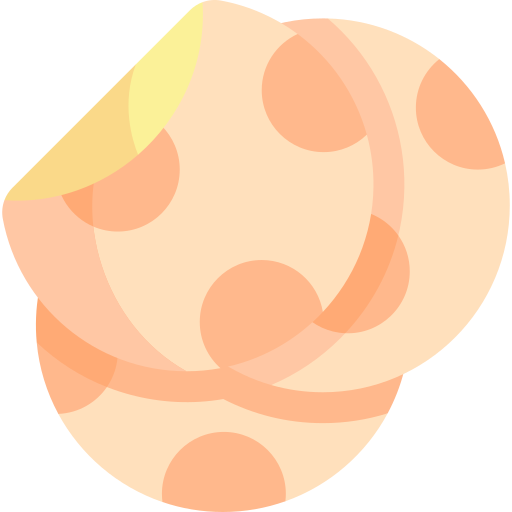 tortillas Kawaii Flat icono