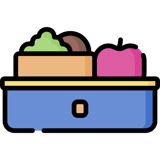 caja de almuerzo Special Lineal color icono