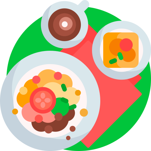 食べ物 Detailed Flat Circular Flat icon